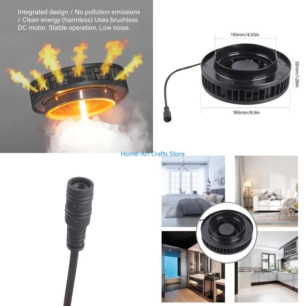 Y3NA Ventilatore a flusso silenzioso Brezza silenziosa 430CFM 2500 giri/min 12V Ventilatore Ventilatore scarico