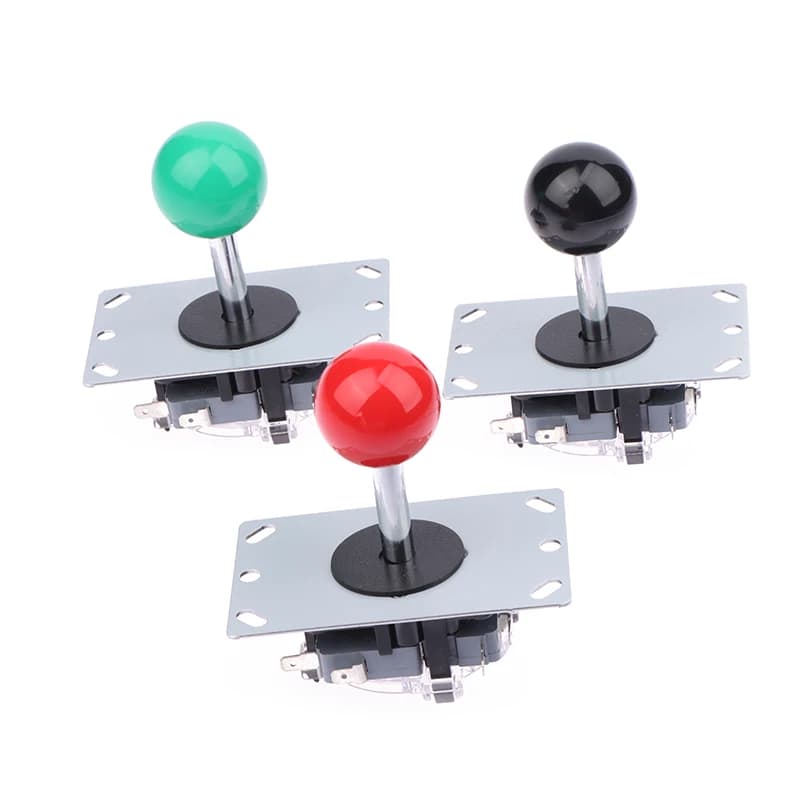 Joystick per PC da 8 Direzioni Regolabile, Accessorio per Giochi Arcade, Componente DIY per Stick da Combattimento - F(X)