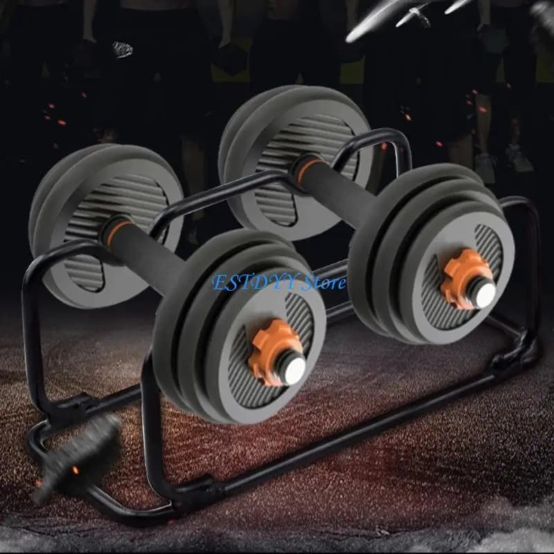 Support for G6DE dumbbell racks, gym handlebar support, barbell support