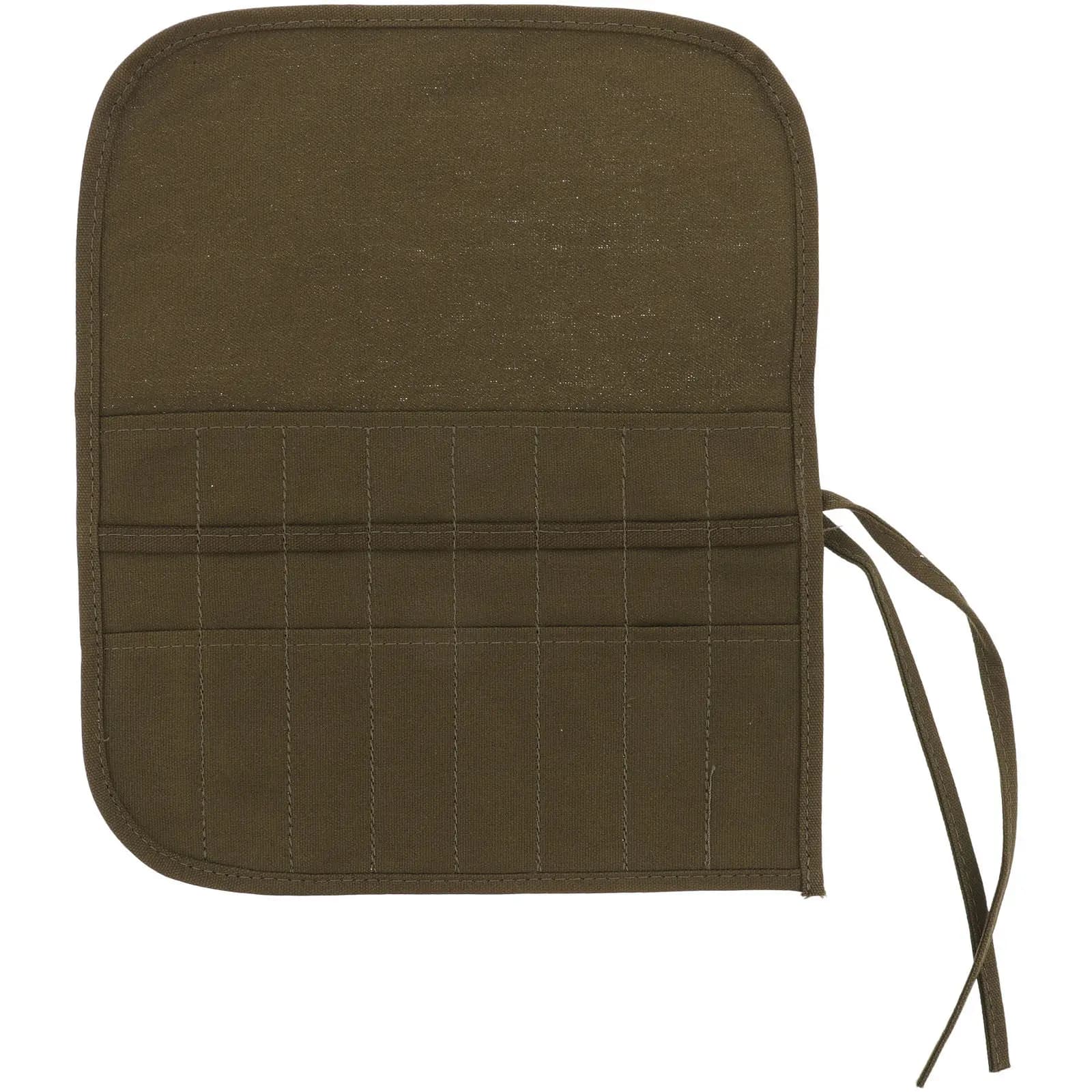 Astuccio Arrotolabile in Tela per Pennelli e Matite, Organizzatore Portatile Leggero per Pennelli da Pittura, Custodia Avvolgibile Pratica per Arte