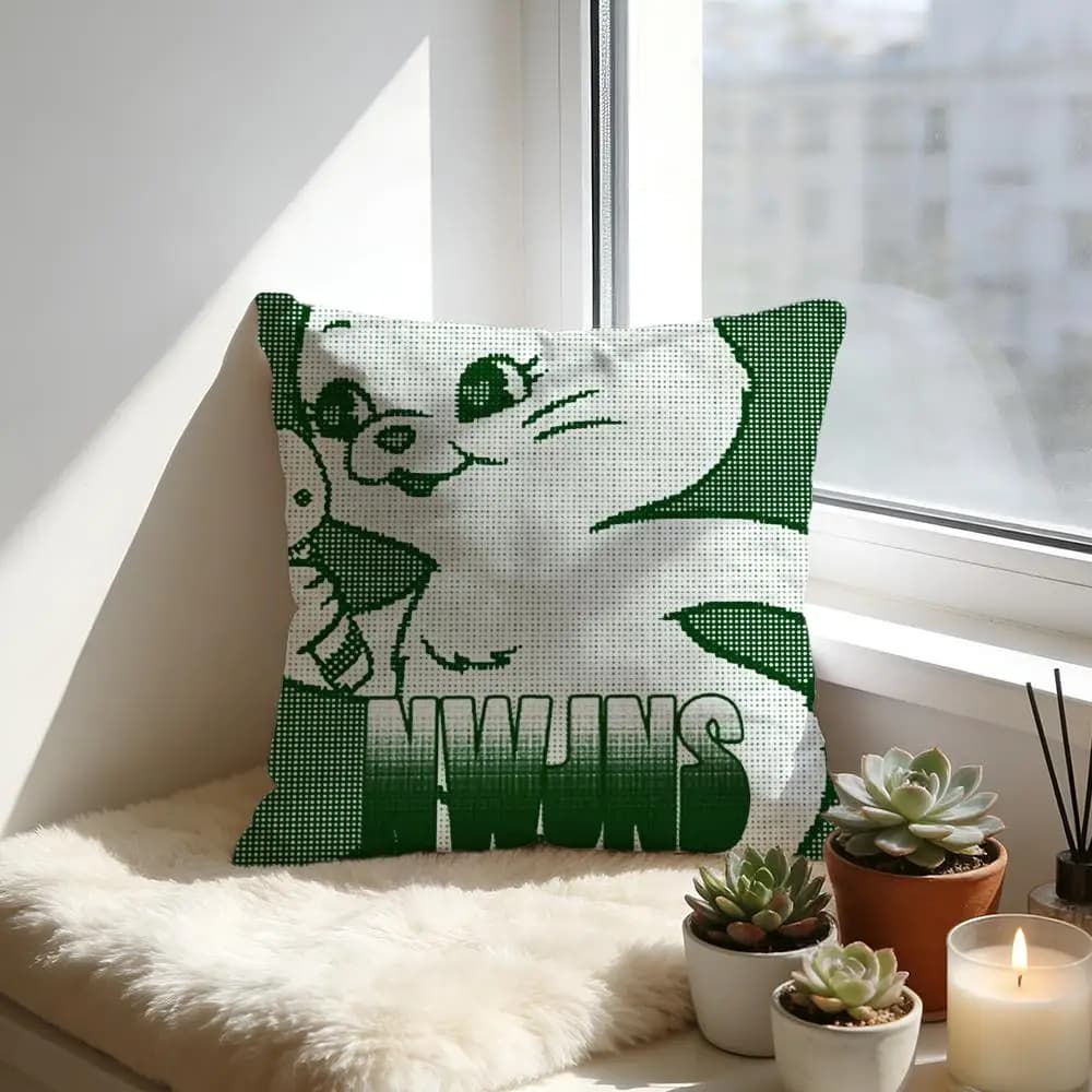 NNJZ Album KPOP Soft velvet cushion cover, warm and soft cushion for sofa and bed