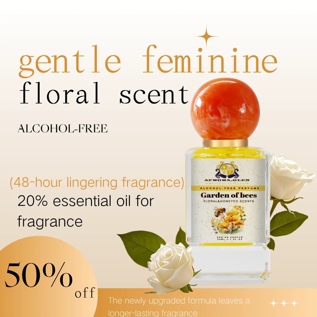 Olio Profumato da 50ml per Donne, Fragranza Floreale Fresca e Naturale, Spray Corpo a Lunga Durata, Marca Originale di Alta Qualità