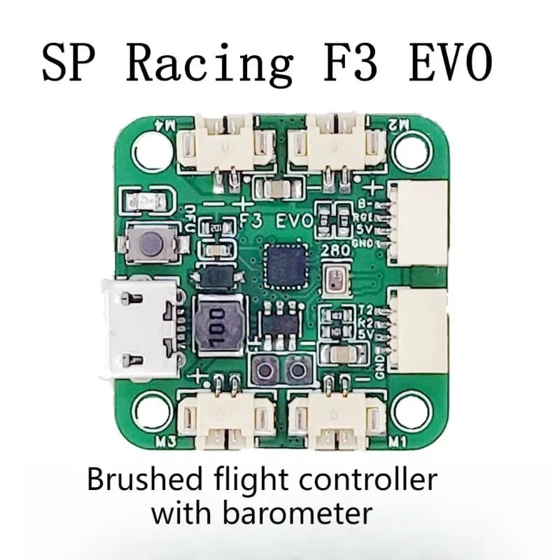 SP RACING F3 EVO Controller di volo spazzolato Parte RC 1S20A Barometro per 1S Brushless Tiny Whoop P9U Giocattoli di allenamento per principiantiRegalo