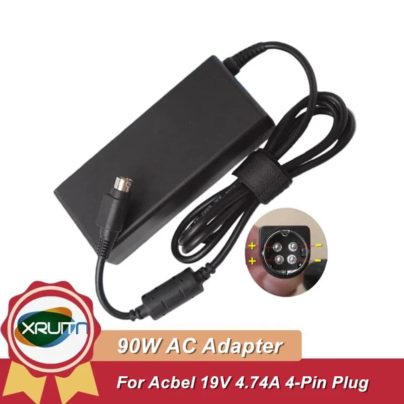 Nuovo caricabatterie adattatore CA Acbel 19V 4.74A 90W per sistema POS alimentatore a 4 pin AD7043 AD7044 AP13AD05 AP15AD17 API1AD43 API2AD62