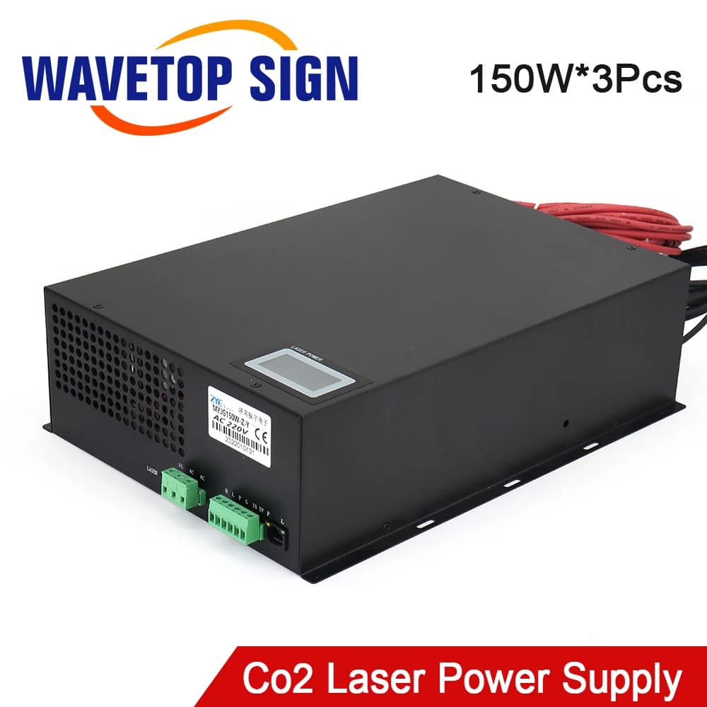 WaveTopSign Alimentatore laser CO2 300W 400W 600W per macchina per incisione e taglio laser CO2