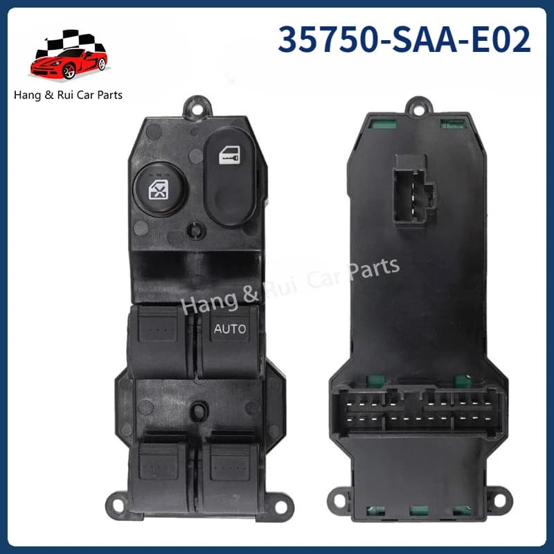 Interruttore di Controllo Alzacristalli Elettrico RHD 35750-SAA-E02 per Honda Fit 2002-2008 Jazz City 35750-SAA-E12 35750-SAA-E110