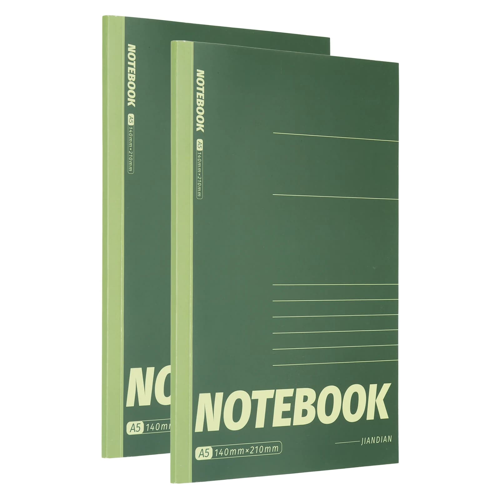 2/4Pcs A5 Journal Ruled Lined Notebook 5.5x8.3Inch 30 Sheets/60 Pages 70GSM Small Sketchbook Memo Pads Notepads Office Supplies