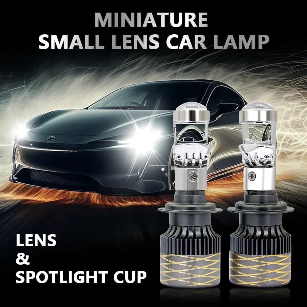 1000W 1000000LM H7 H4 Canbus Faro Dell'automobile Mini Lente H11 H8 9005 9006 HB3 HB4 Proiettore A LED Lampadina 6000K Auto Moto Mini Lente