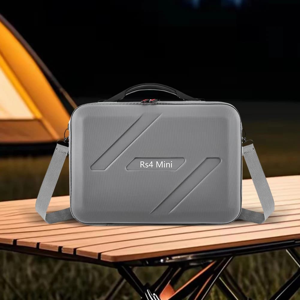 For RS4 Mini Carrying Case PU Travel Shoulder Bag Shockproof Portable Storage Bag Splashproof Handbag Stabilizer Accessories