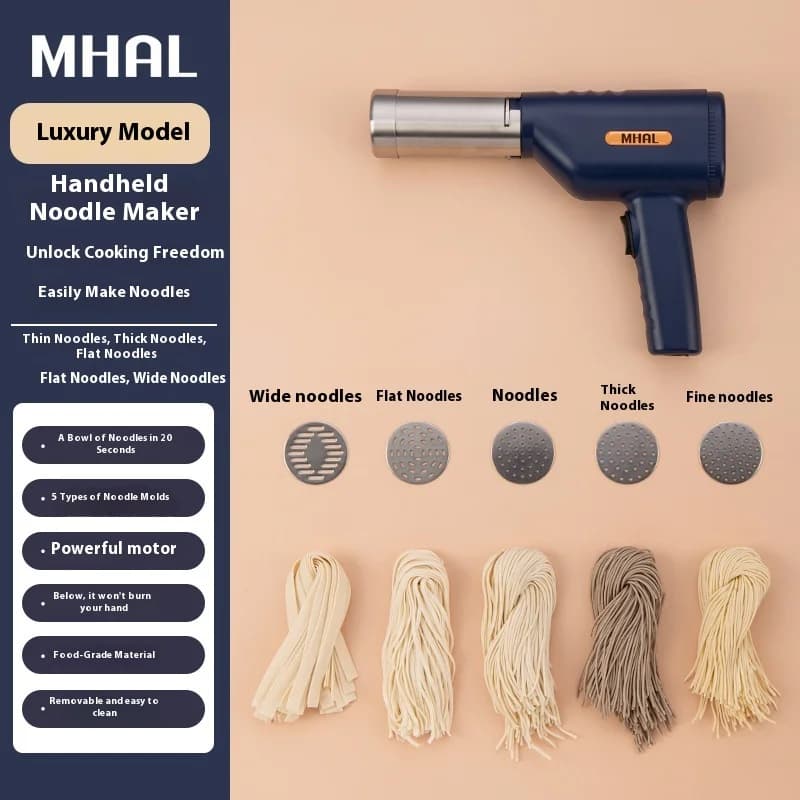 Macchina per pasta elettrica per noodle completamente automatica per uso domestico Macchina per pressare salsicce per noodle intelligente portatile piccola