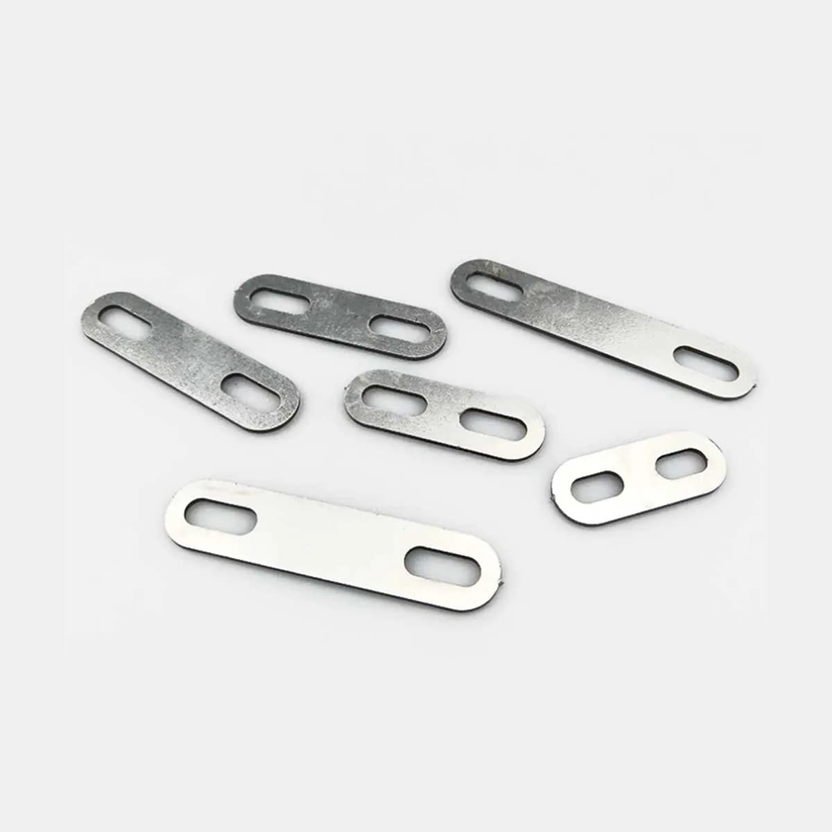 Accessori per codici angolari in lamiera di ferro collegati a due fori, parti di fissaggio della piastra di ferro con codice dritto