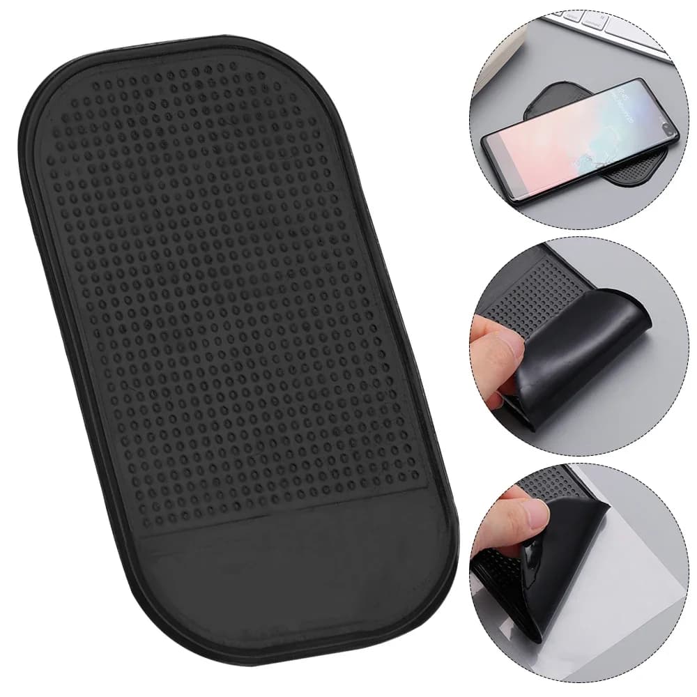 1/4PC Cruscotto Auto Antiscivolo Tappetino Appiccicoso Supporto Antiscivolo Occhiali Da Sole Del Telefono Auto antiscivolo Gel Appiccicoso Pad per Supporto GPS