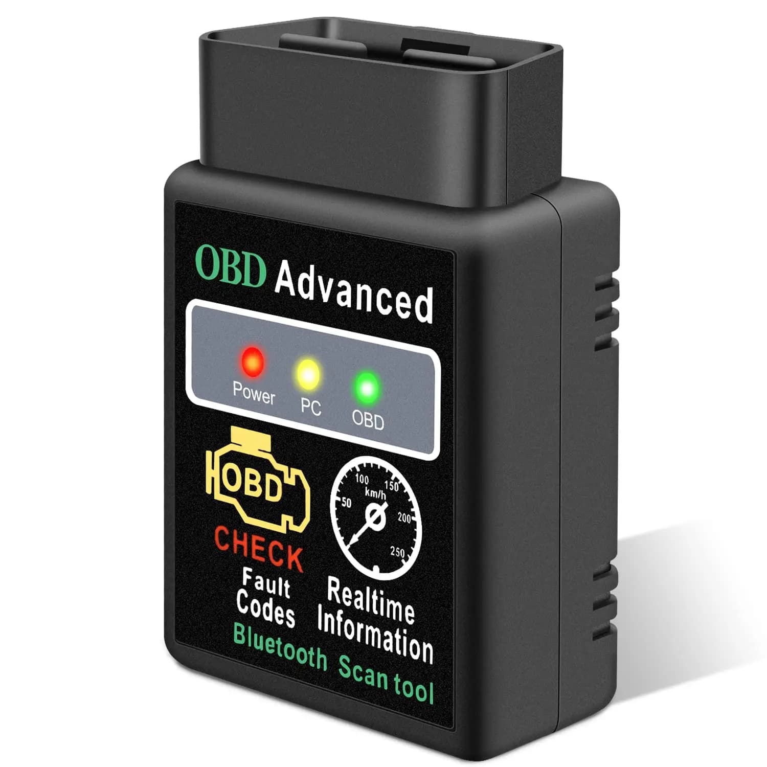 OBD2 Scanner Adapter BT, Wireless Diagnostic Code Reader OBD II Scan Tool Reset & Clear Check Car Engine Light
