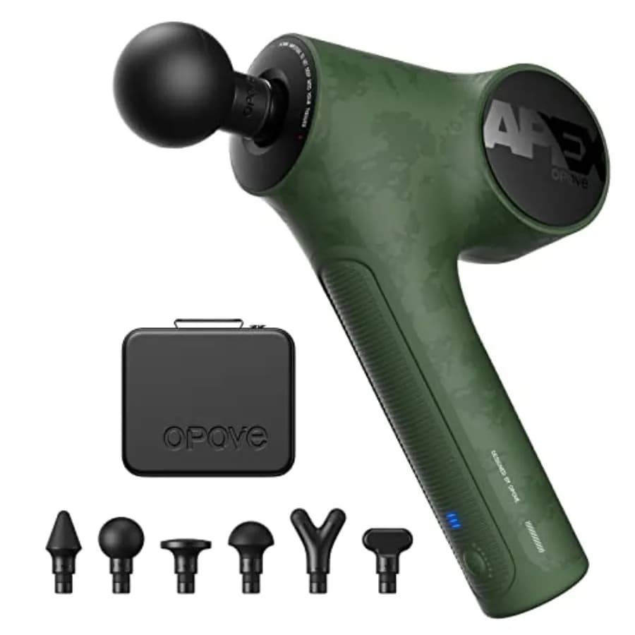 Percussion Massage Gun for Muscular Fascia 14.5mm for Relief from Pain to Back, Post-Energy Recovery in Gym, Home, Office, Daily Ergonomic Massage