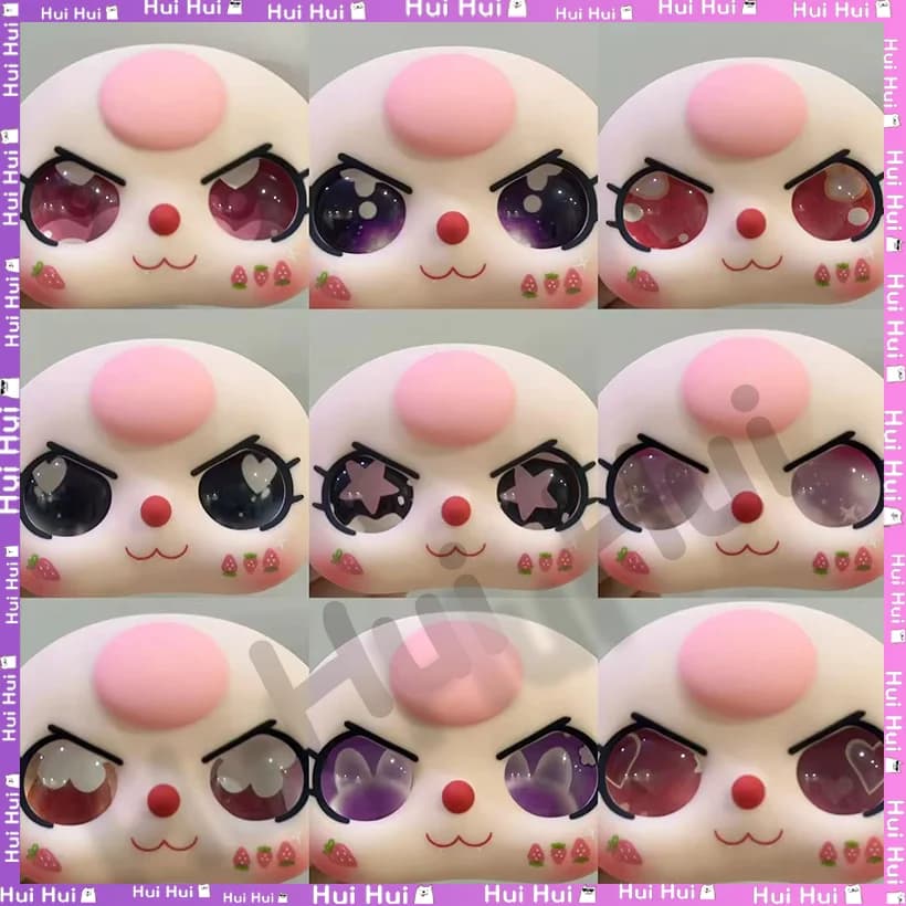 Accessori per benda sull'occhio in vetro fai-da-te per bambole Baby Tre 400 100 Sostituzione degli occhi Face Swap Toy Hobby Accessori per bambole