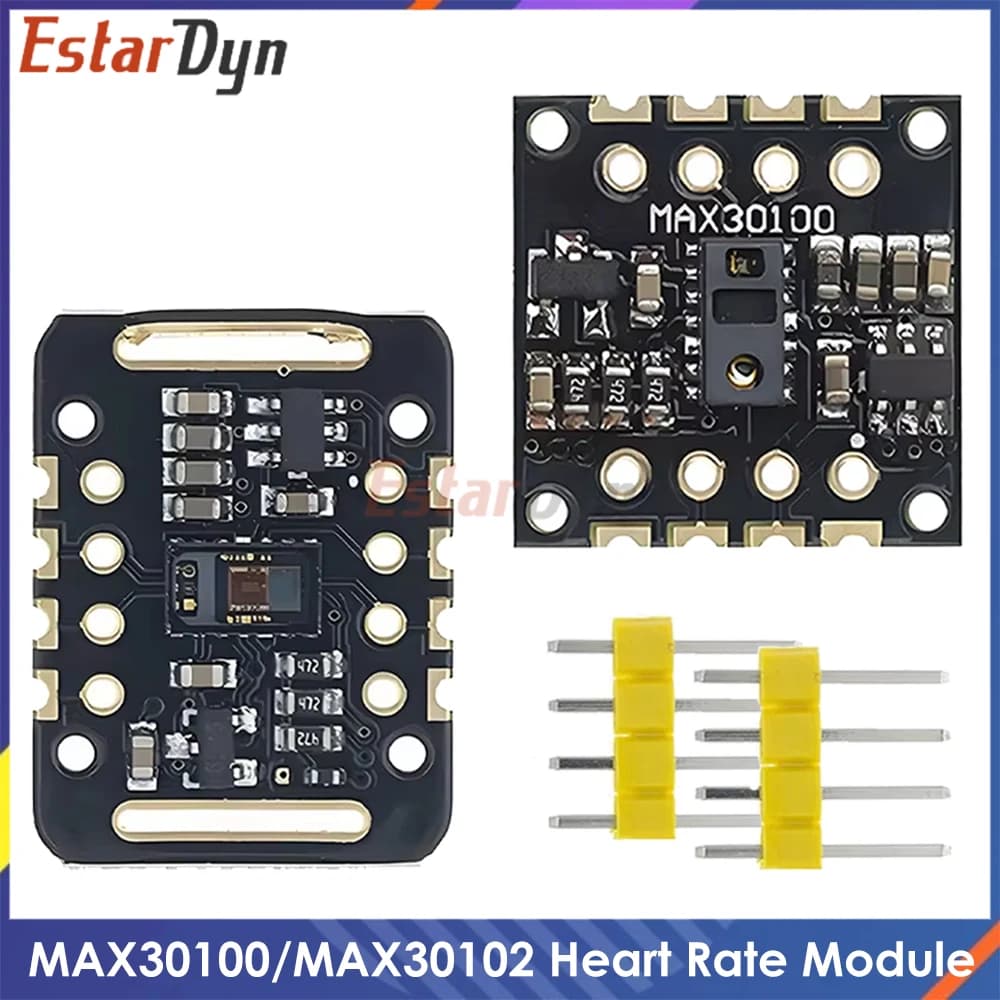MAX30102 MAX30100 sensor module, blood oxygen pulse monitor, I2C interface pulsometer for ESP32 DIY Arduino