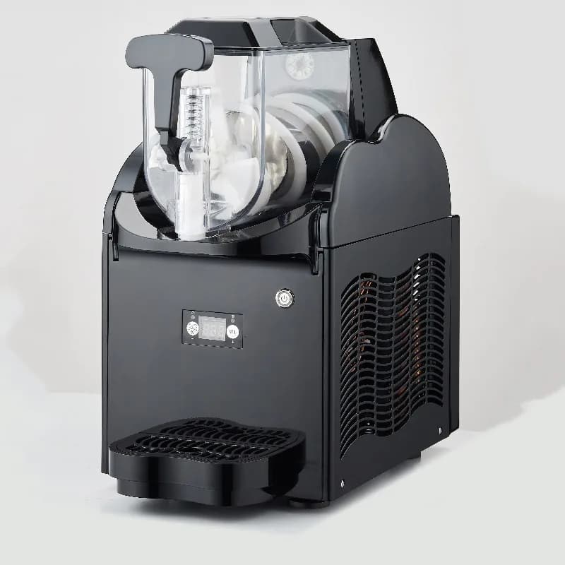 Macchina per Slush per Casa, Frullatore Commerciale a 2 Serbatoi per Bevande Congelate, Tritaghiaccio e Frullatore per Smoothie