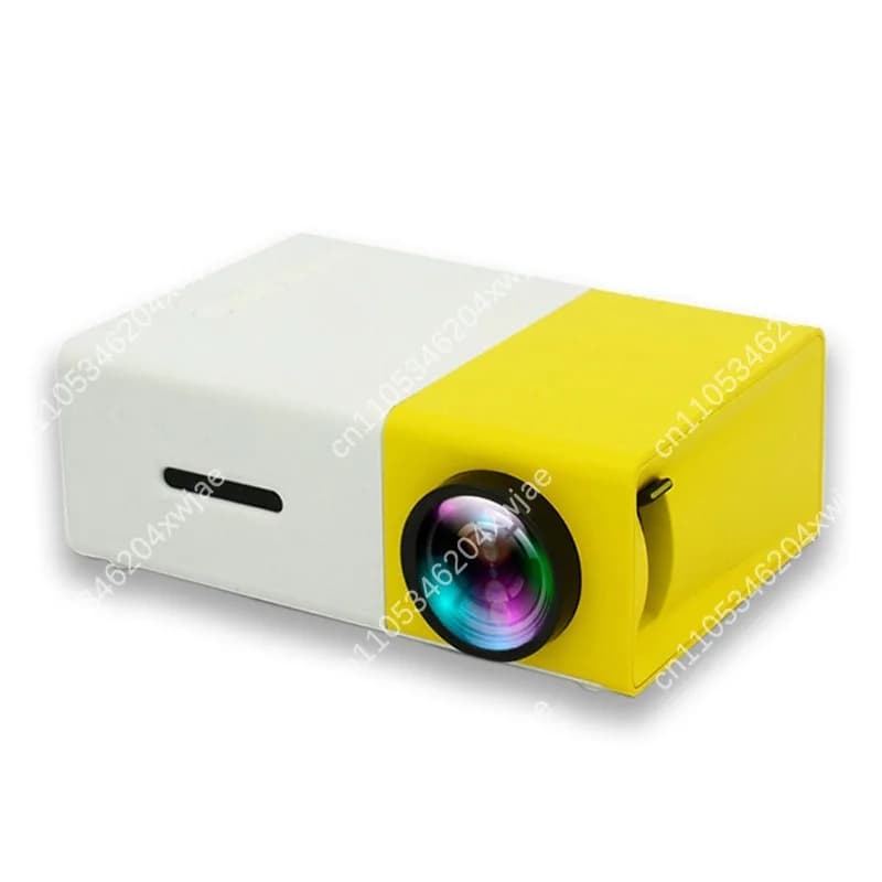 Proiettore Portatile Mini YG300 1080P HD per Home Theater, Supporto Netflix, Auto Focus e Correzione Trapezoidale per Uso Esterno Diurno
