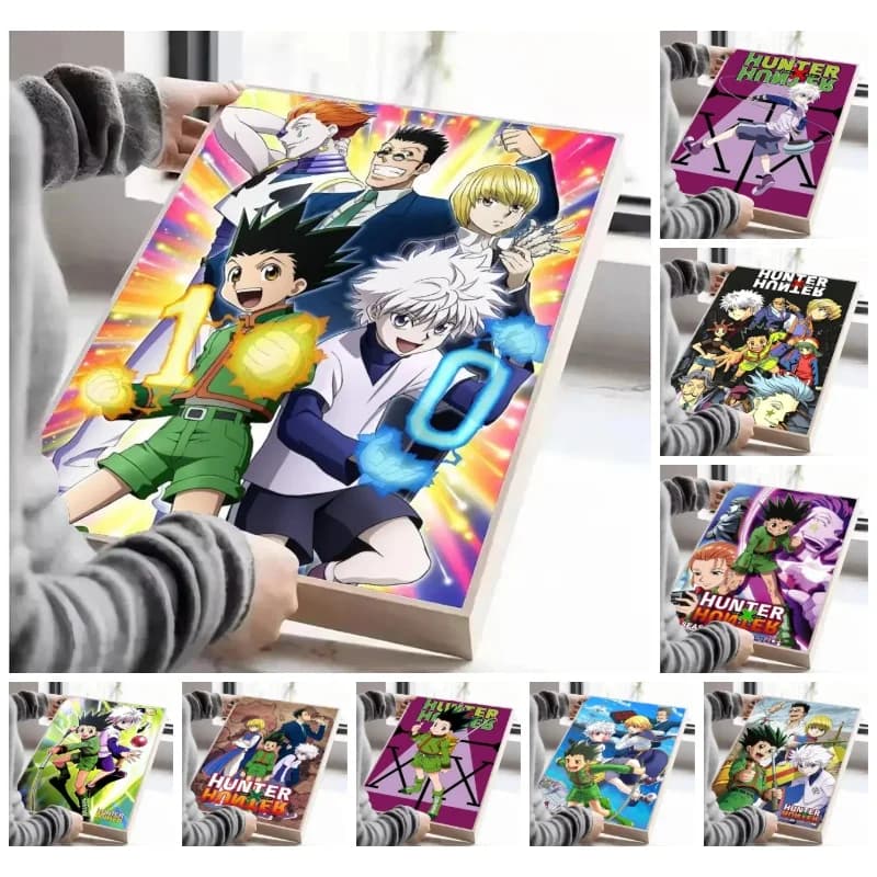 Hunter x Hunter Killua Zoldyck Anime 5D Full Round Drill Diamond Painting Kit Gon Mosaic Embroidery Art Home Wall Decor DIY Craf