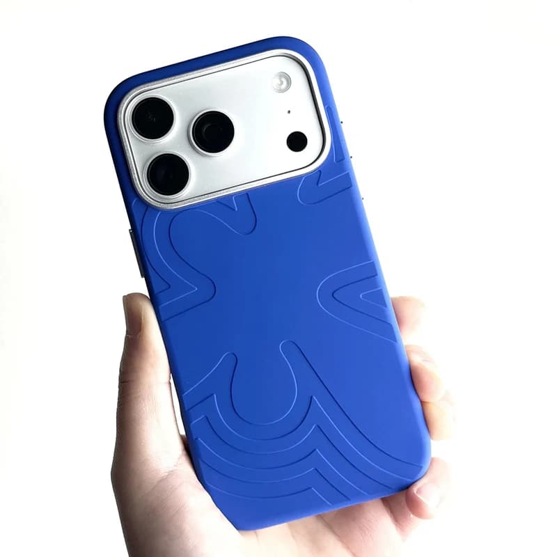 Solid Color Liquid Silicone for MagSafe Case for iPhone 17 Pro 17Pro Max 16 Pro 15 14 Alloy Lens Wireless Charging Matte Cover