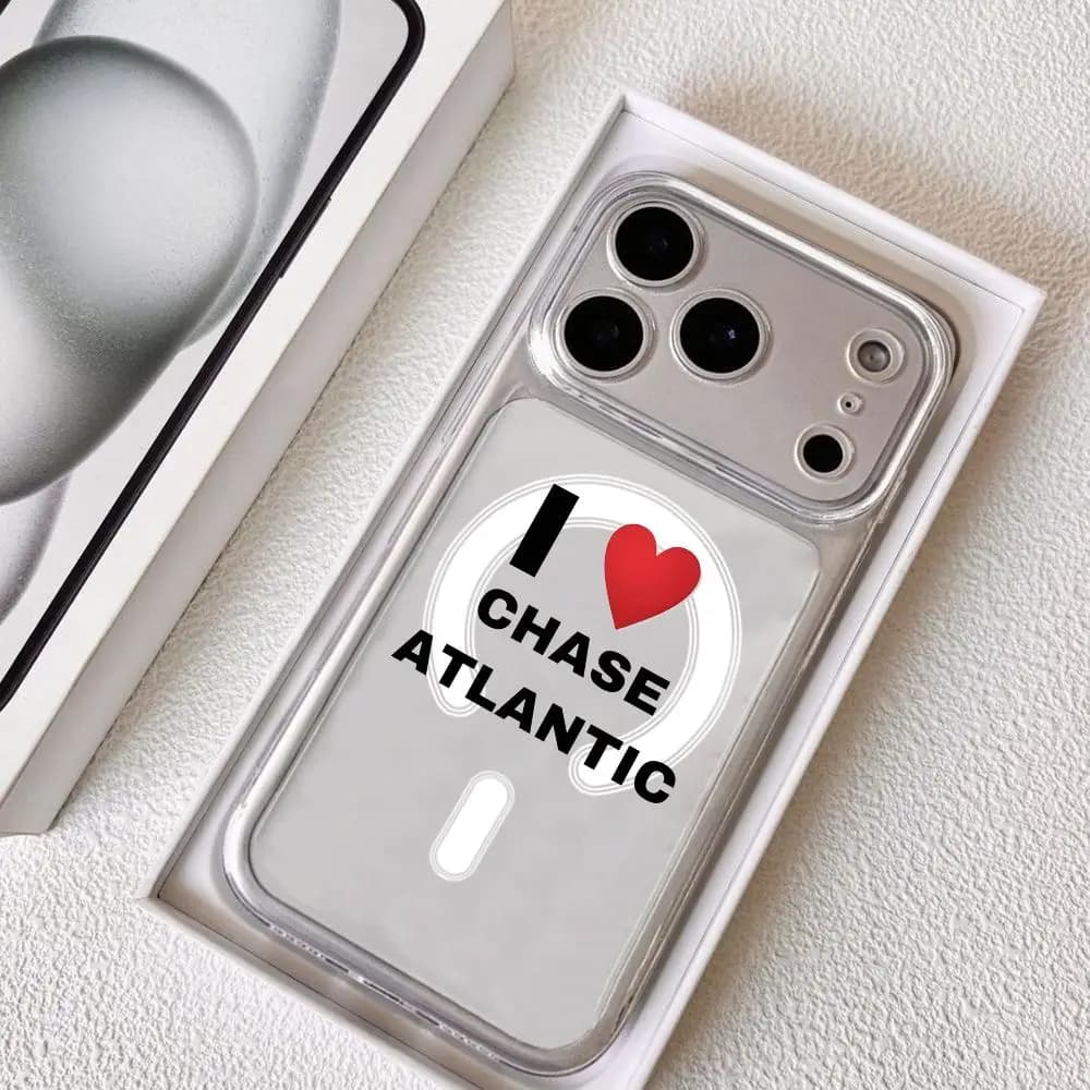 Cover per iPhone Rock Band Chase Atlantic per iPhone 17 16 15 14 13 12 11 Pro Max Plus Trasparente Magnetica Antiurto Antigraffio
