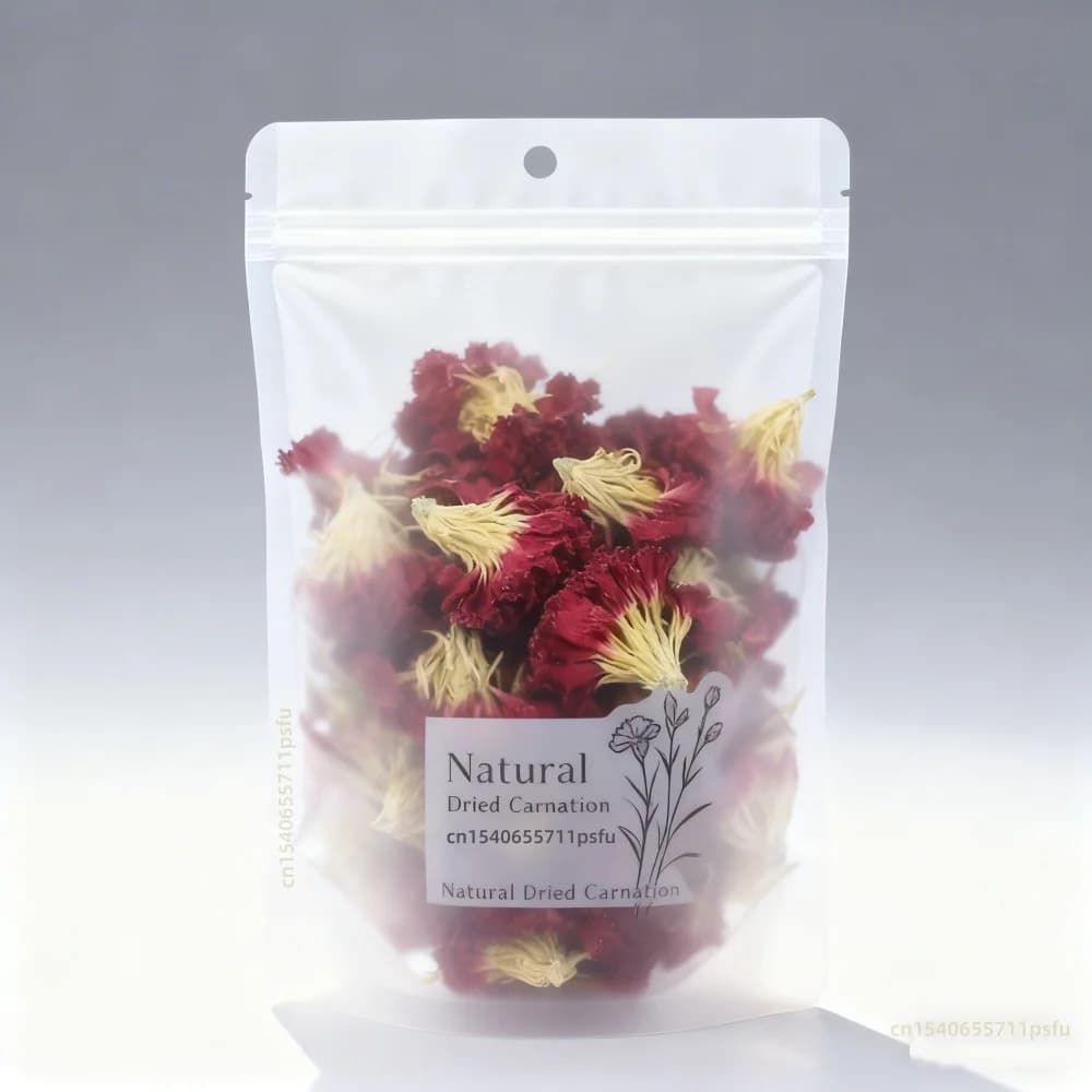 Petali di fiori secchi con garofani rossi premium - Sapone profumato/sacchetto/candela fai-da-te, decorazioni per matrimoni e materiali decorativi per fiori misti artigianali