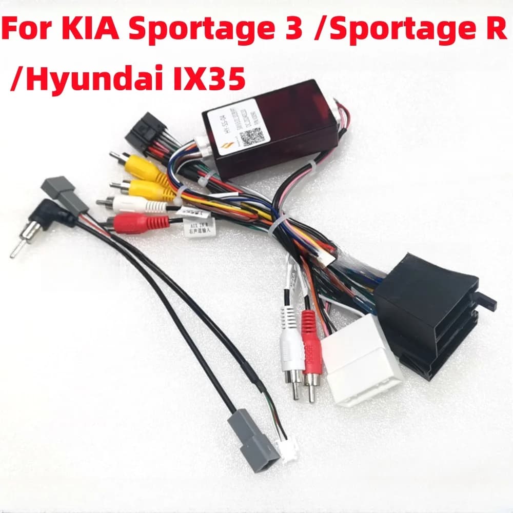 Per KIA Sportage 3 2010-2015/Sportage R 2010-2012/Hyundai IX35 2010/Riona 2008-2012Android Radio Canbus Box HY-SS-04 Cavo a 16 pin