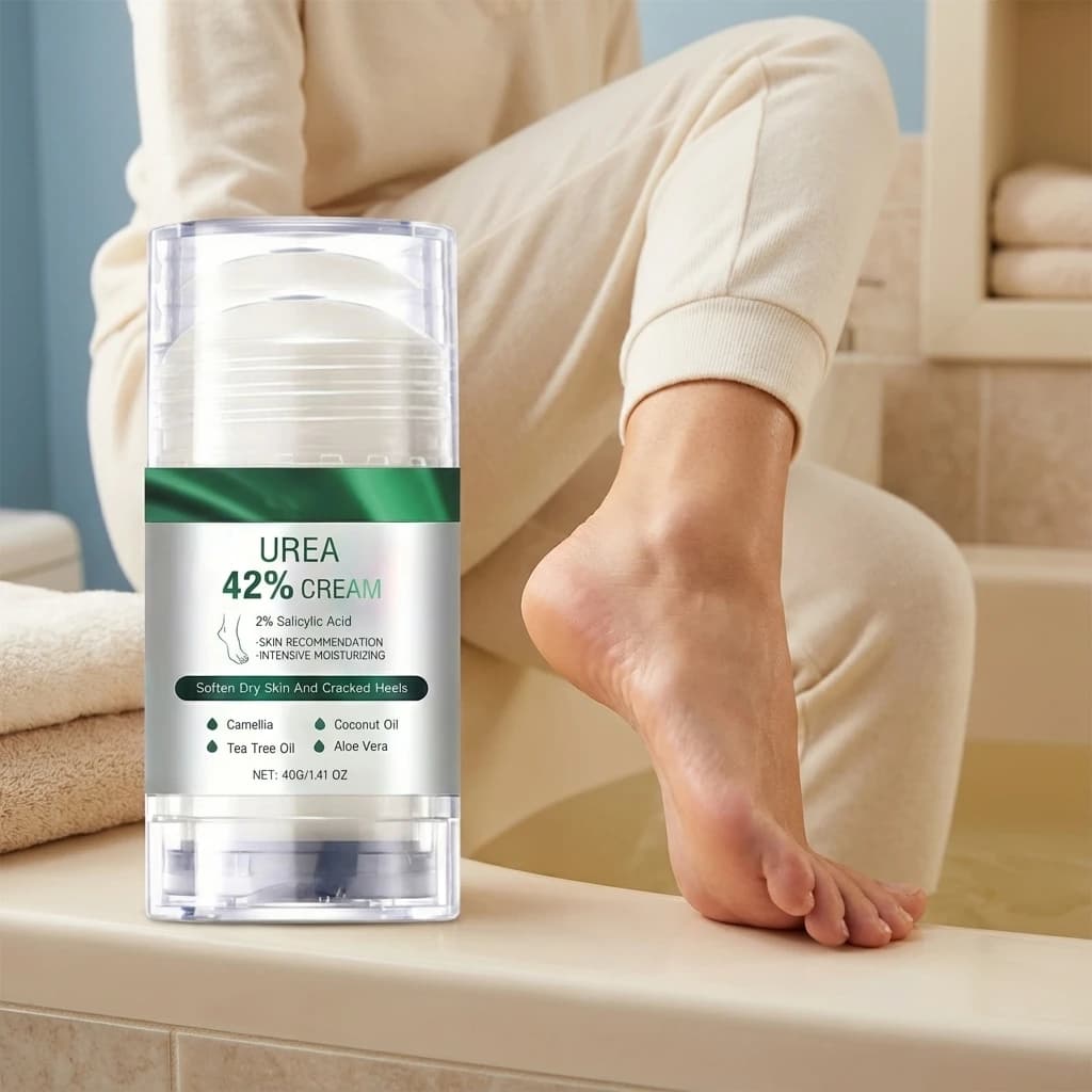 Foot moisturizing cream, foot care moisturizer, nourishing and protecting heels in autumn and winter, delicate and tender textur