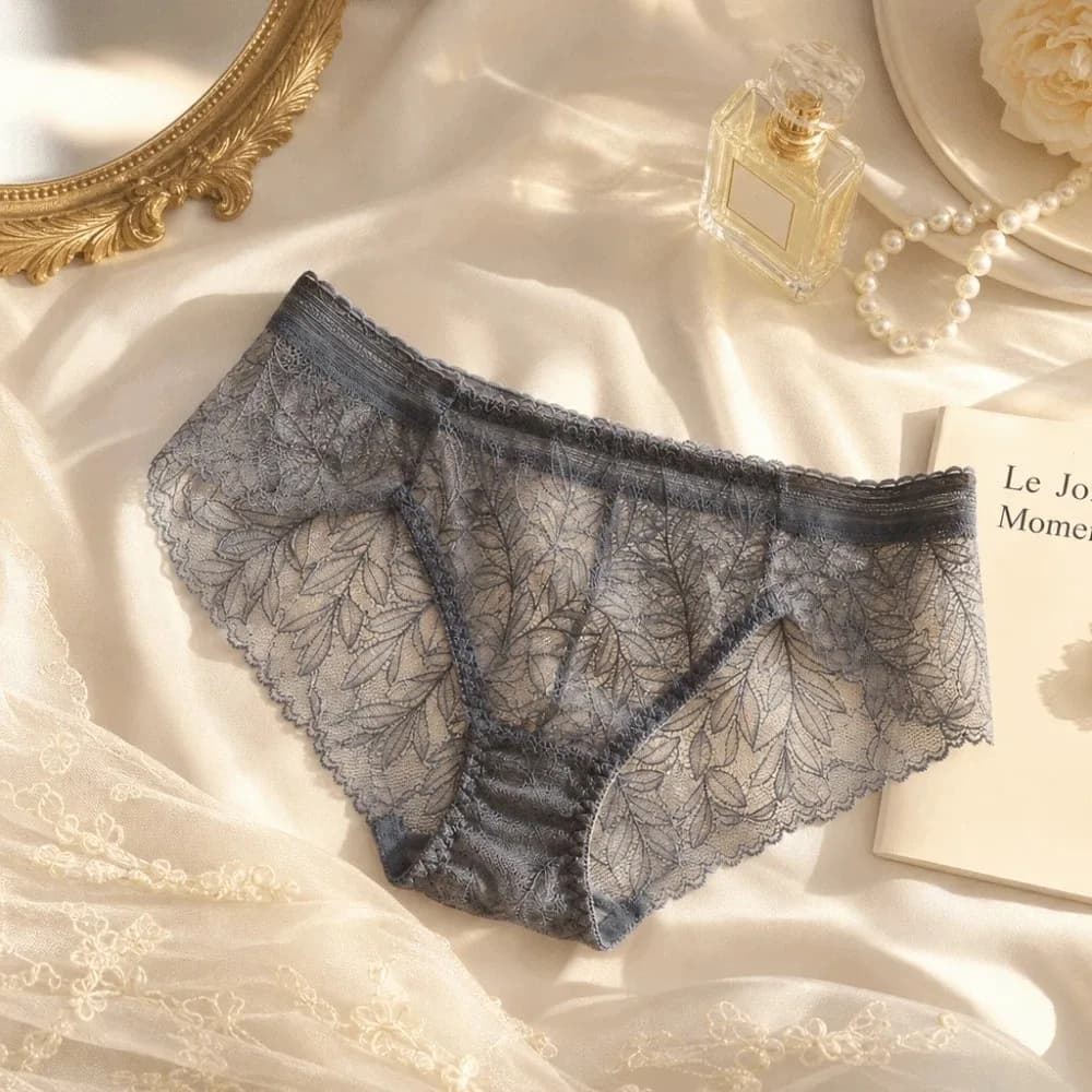 Underpants Low Waist Women's Panties Transparent Hollow Out Lace Briefs Seamless Mesh Underwear Women