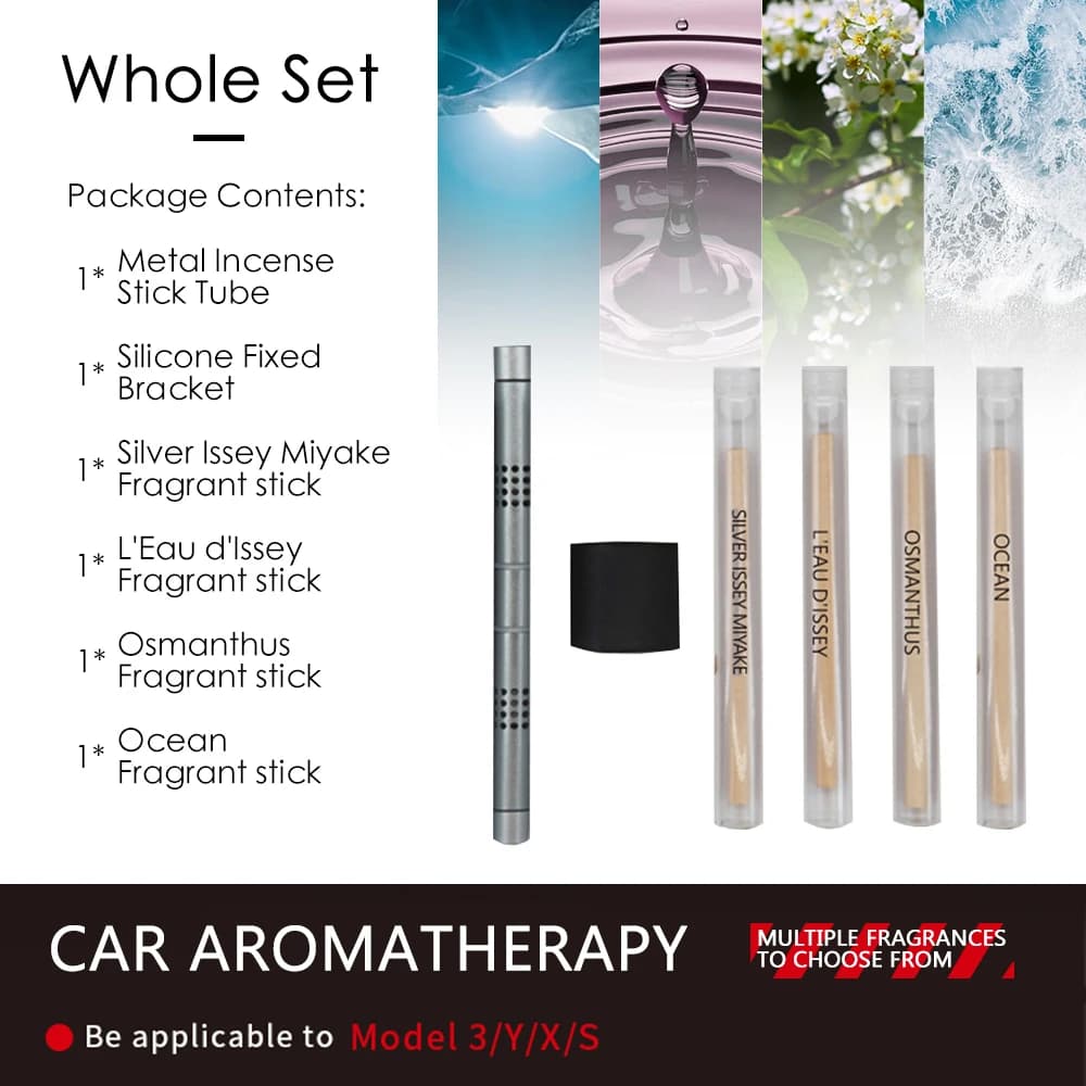 Car Deodorant for Tesla Model 3 YSX 2024 2025 Dashboard Fragrance Aromatherapy Diffuser Perfume Odore Accessories