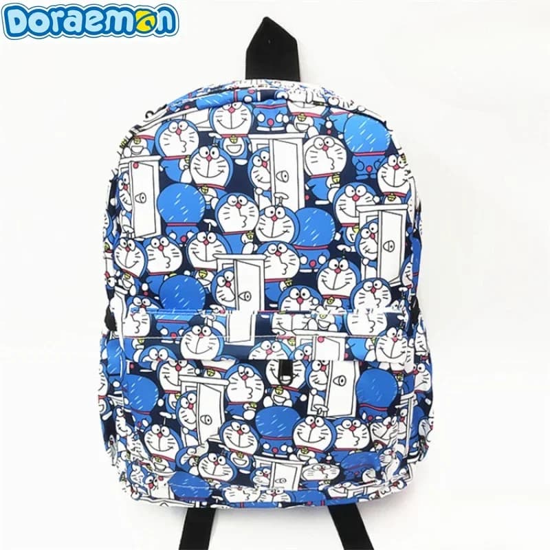 Zaino Scolastico Doraemon Kawaii per Bambini e Bambine, Nuovo Modello Carino, Borsa per Studenti con Porta Pranzo