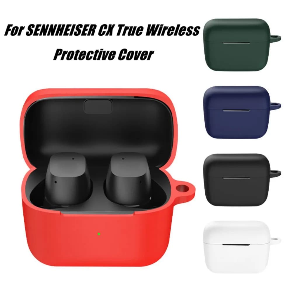 Anti-dust housing for earphones for SENNHEISER CX Protective housing for True Wireless headphones Silicone headset with hook