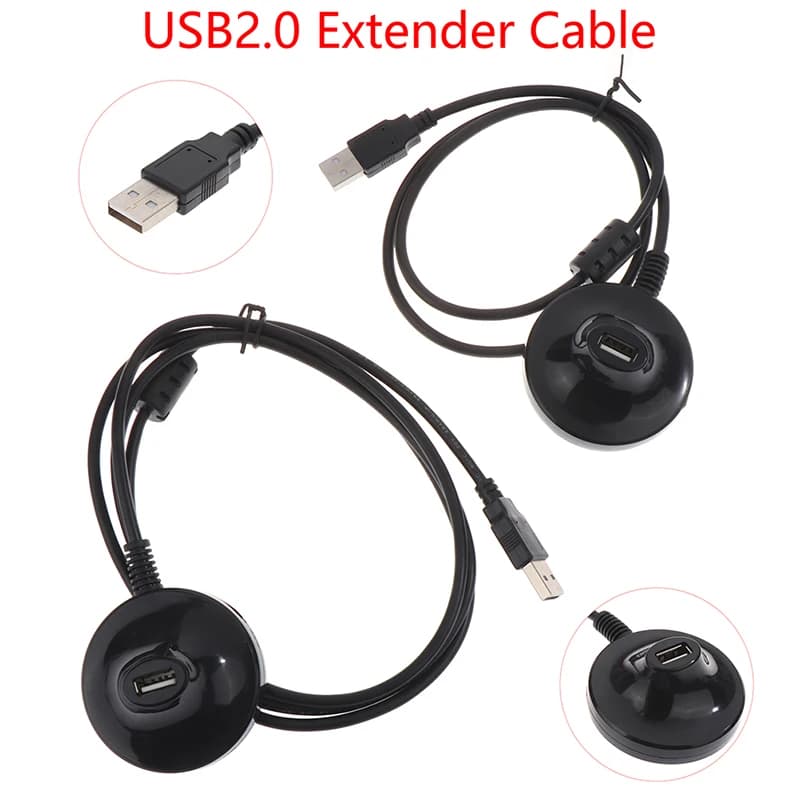 0.8/1.5m USB 2.0 Extender Cable maschio a femmina adattatore Base Docking Stand per Laptop proiettore Mouse tastiera USB Extender