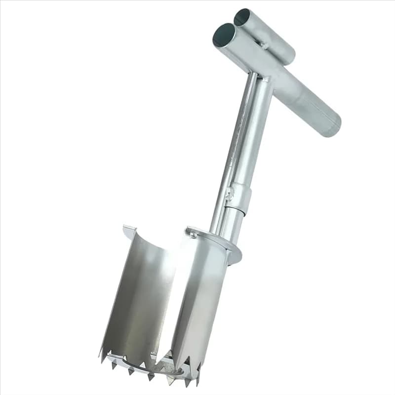 AT02-Bulb stainless steel planter tool, garden seed transplanter, easy planting tool for flowers, vegetables