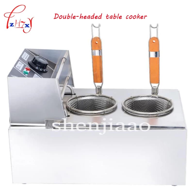 1PC 220V electric pasta cooker boiler stainless steel double pasta pot noodle machine MY-EH81M electric noodle cooker