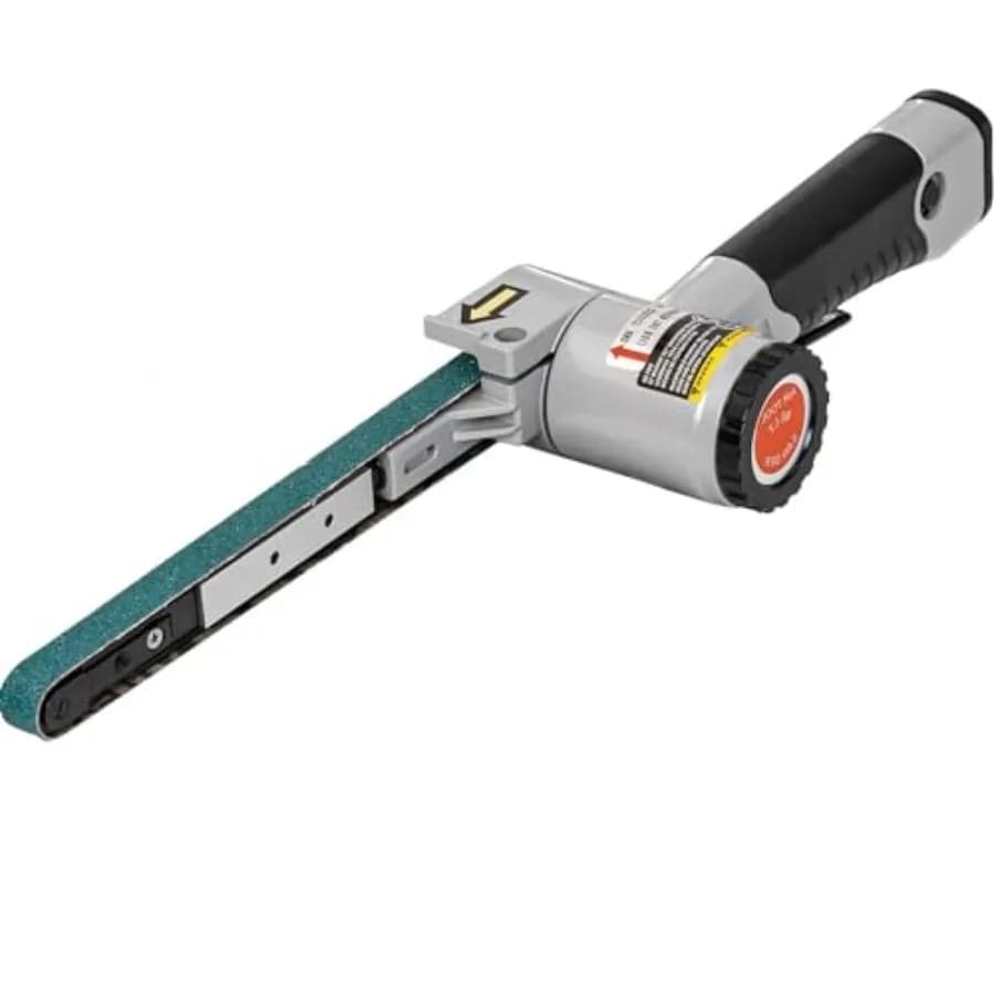 Levigatrice pneumatica da 1/2" x 18" - Mini levigatrice angolare portatile con 3 nastri 36/40/60 # Utensile Pneumatico Industriale