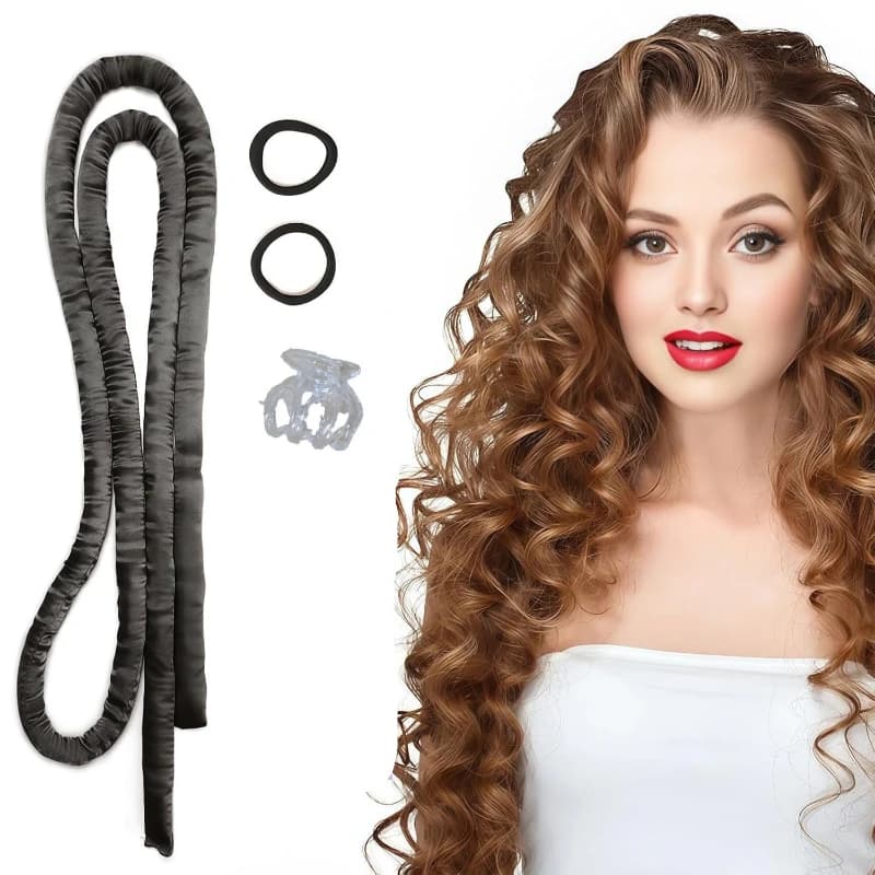1 Set Heatless Curling Rod Band No Heat Roller Sleeping During Night Soft Flexi Rod Pigro Hair Styling Bigodino Make Up Tool