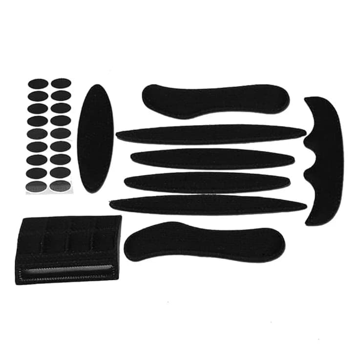 Set di 27 Pezzi di Imbottitura per Casco, Cuscinetti in Schiuma Universali di Ricambio per Bicicletta, MTB, Moto, Accessori per Abbigliamento Sportivo