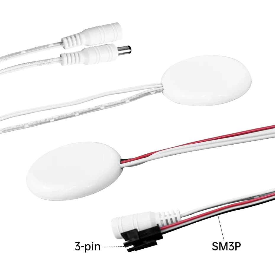 DC12V-24V Touch Dimmer Panel Switch Penetrable 25mm Wood Glass Acrylic Touch Stepless Dimming/PIR Motion Switch for LED Light