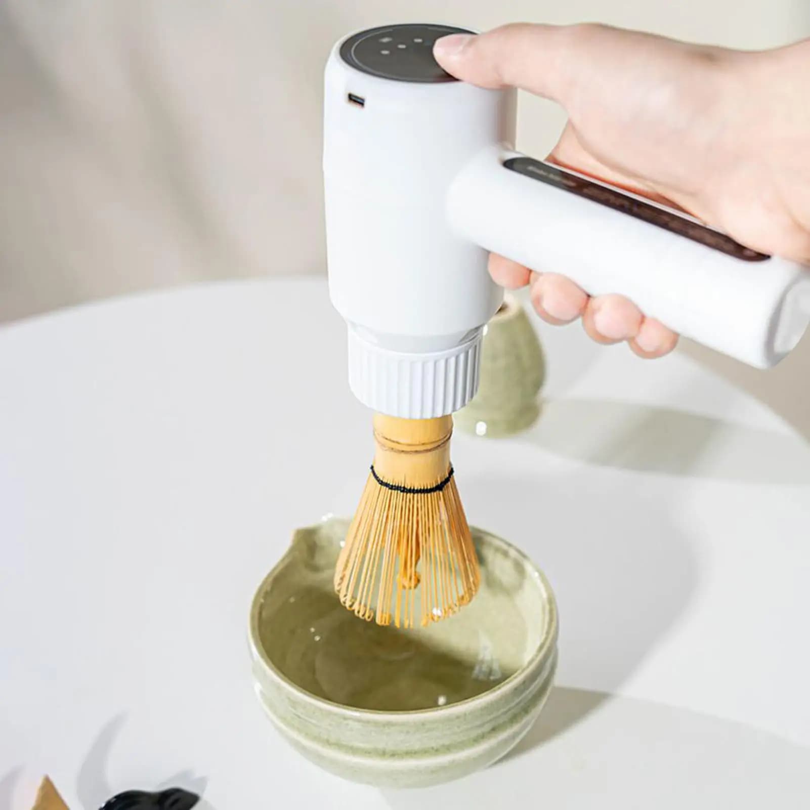 Electric device for mixer Matcha Rechargeable Blend Quickly Blender Matcha Tool DIY Milk Capuchin Tools for preparing green tea