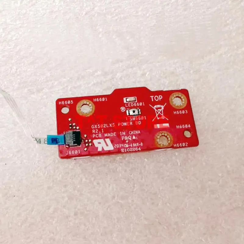 Original For ASUS S15 GX502 GX502L GX502LXS LAPTOP Power Button Card On/off Switch Button Card With Test Cable Free Shipping