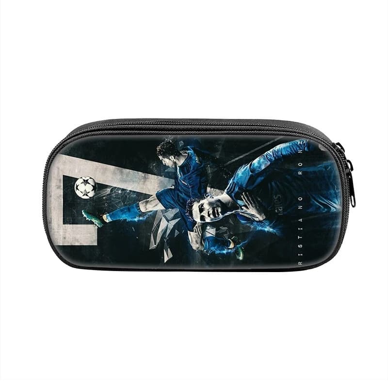 Ronaldo Astuccio per matite per ragazzi e ragazze Astuccio per matite Astuccio per matite con cerniera per stella da calcio per ragazze dei ragazzi Miglior regalo Borse per cosmetici da donna