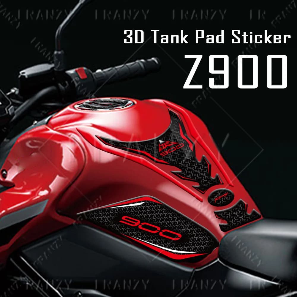 3D Moto Serbatoio Carburante Adesivo Tappo Gas Olio Della Copertura Della Protezione Decalcomanie Kit Accessori Impermeabile Per Z900 z900 2017-2025