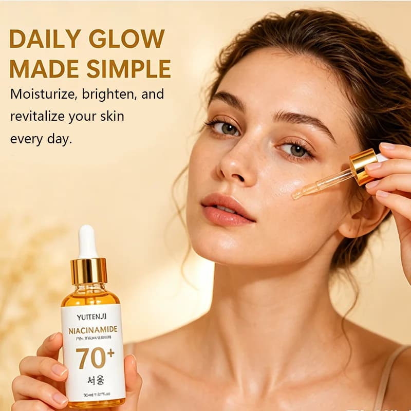YUITIKUE 70+ Niacinamide TXA4 Serum 30ml Brightening Hydrating Nourish Smooth Dull Tone Facial Skin Care Essence
