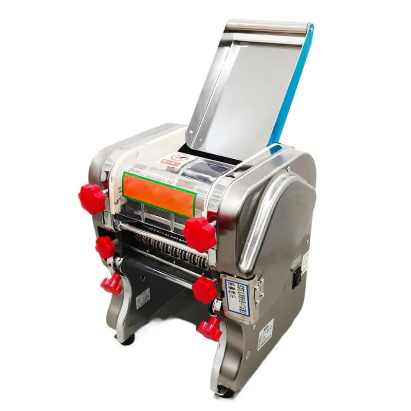 FKM180 Macchina per pasta elettrica automatica a rulli per pasta da 180 mm per impieghi gravosi con tagliatelle integrate per tagliatelle fresche