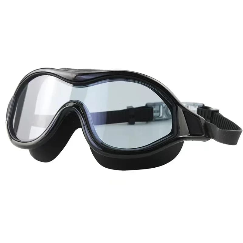 New Adult Large Frame PC HD Swimming Goggles Waterproof Anti Fog Silicone Swim Glasses For Training