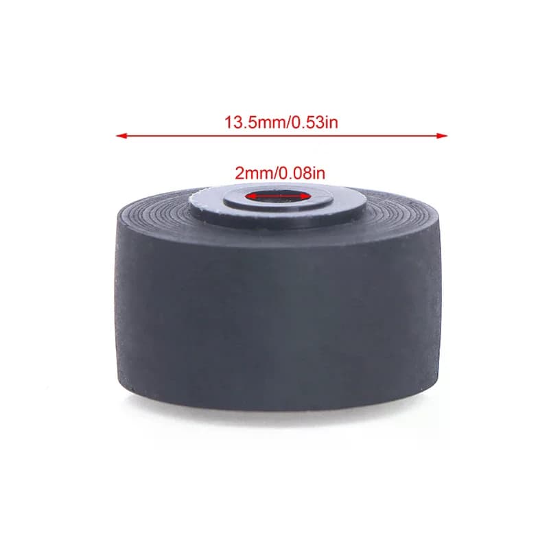 Rullo di pressione in gomma per registratore a cassette, movimento radio, accessori per lettore audio 13.5x8x6.8x2mm
