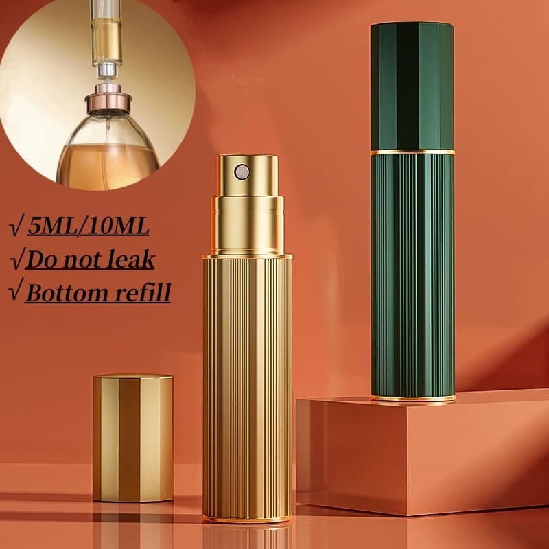 5ml 10ml Mini Fondo di Riempimento Bottiglie Dispenser Spray di Profumo Atomizzatore Spray Cosmetico Bottiglia Contenitore di Liquido Riutilizzabile Portatile