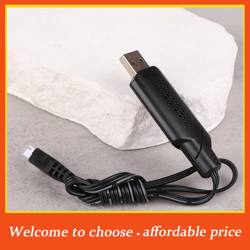 。1pc 1A USB Charger For 7.4V 2S Lipo Batteries With XH-3P Connectors new RC Cars Drones Boats 7.4V Batteries USB Charging Cable
