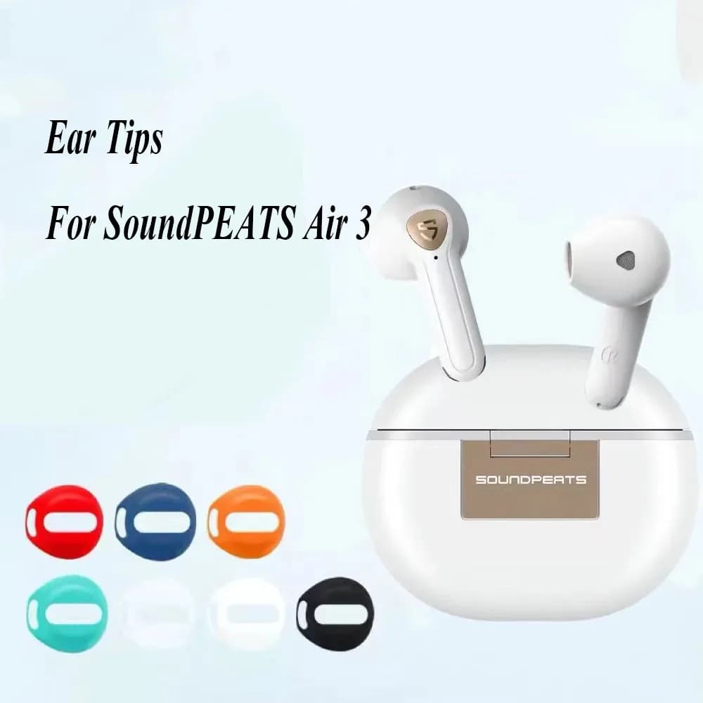 4pcs Ear Tips Cover per SoundPEATS Air 3 auricolari Wireless auricolari in Silicone ganci per auricolari tappi per le orecchie morbidi auricolari suggerimenti gancio tappi per le orecchie
